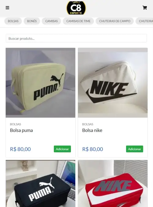 categorize exemplo catálogo